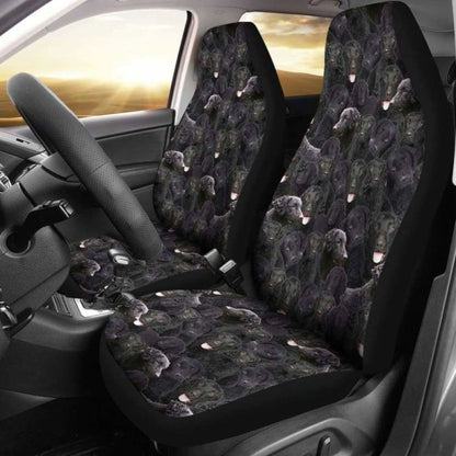 Curly Coated Retriever Full Face Car Seat Covers 115106