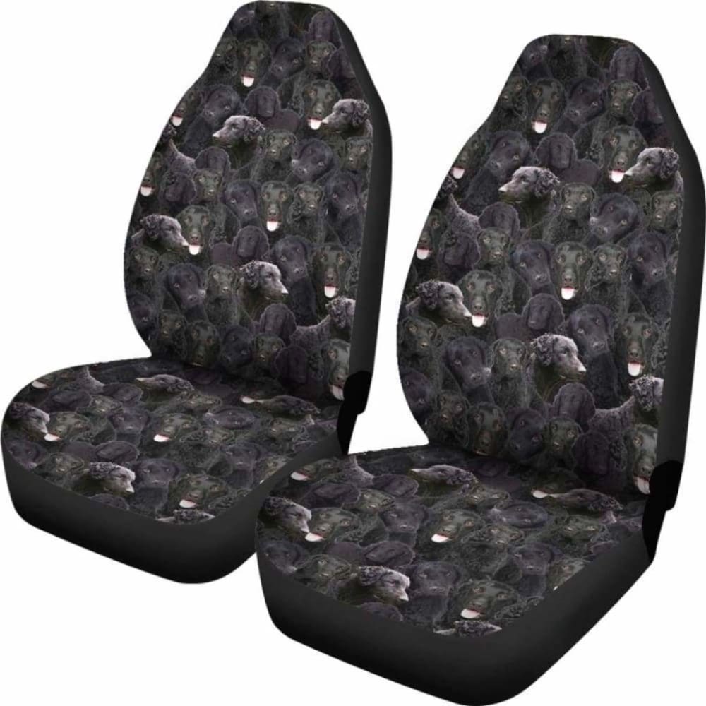 Curly Coated Retriever Full Face Car Seat Covers 115106