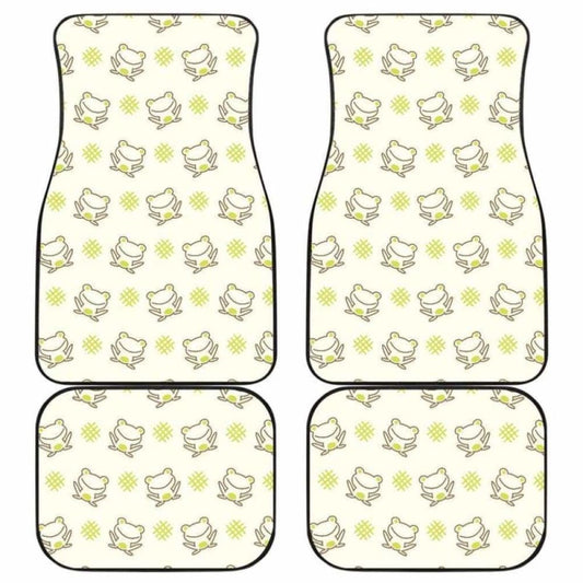 Cute Cartoon Frog Baby Pattern Front And Back Car Mats 154230 - YourCarButBetter