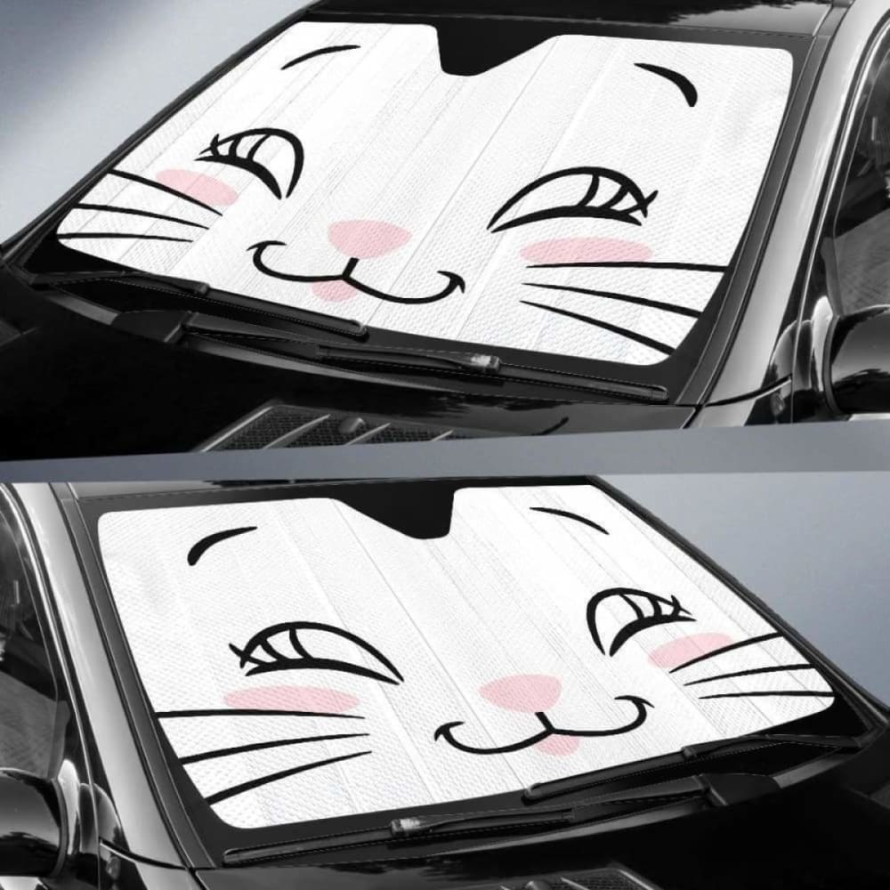 Cute Cat Eyes Car Sun Shades 182102 - YourCarButBetter