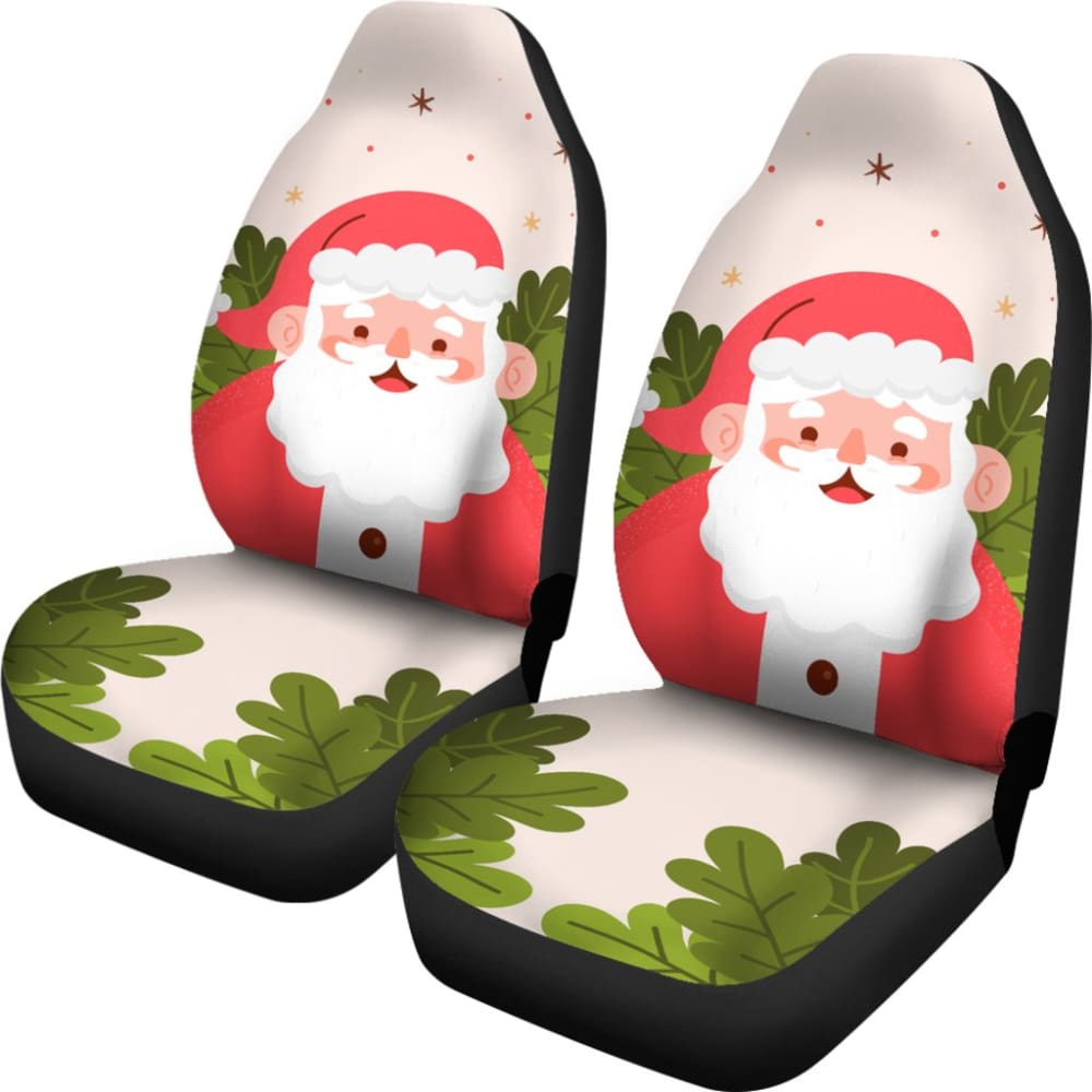 Cute Christmas Santa Claus Car Seat Covers 211603 - YourCarButBetter