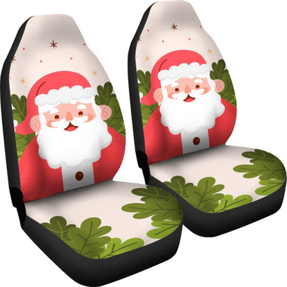 Cute Christmas Santa Claus Car Seat Covers 211603 - YourCarButBetter