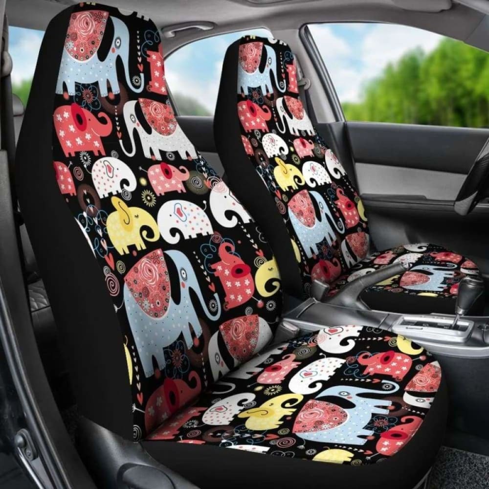 Cute Elephant Car Seat Covers 1 202820 - YourCarButBetter