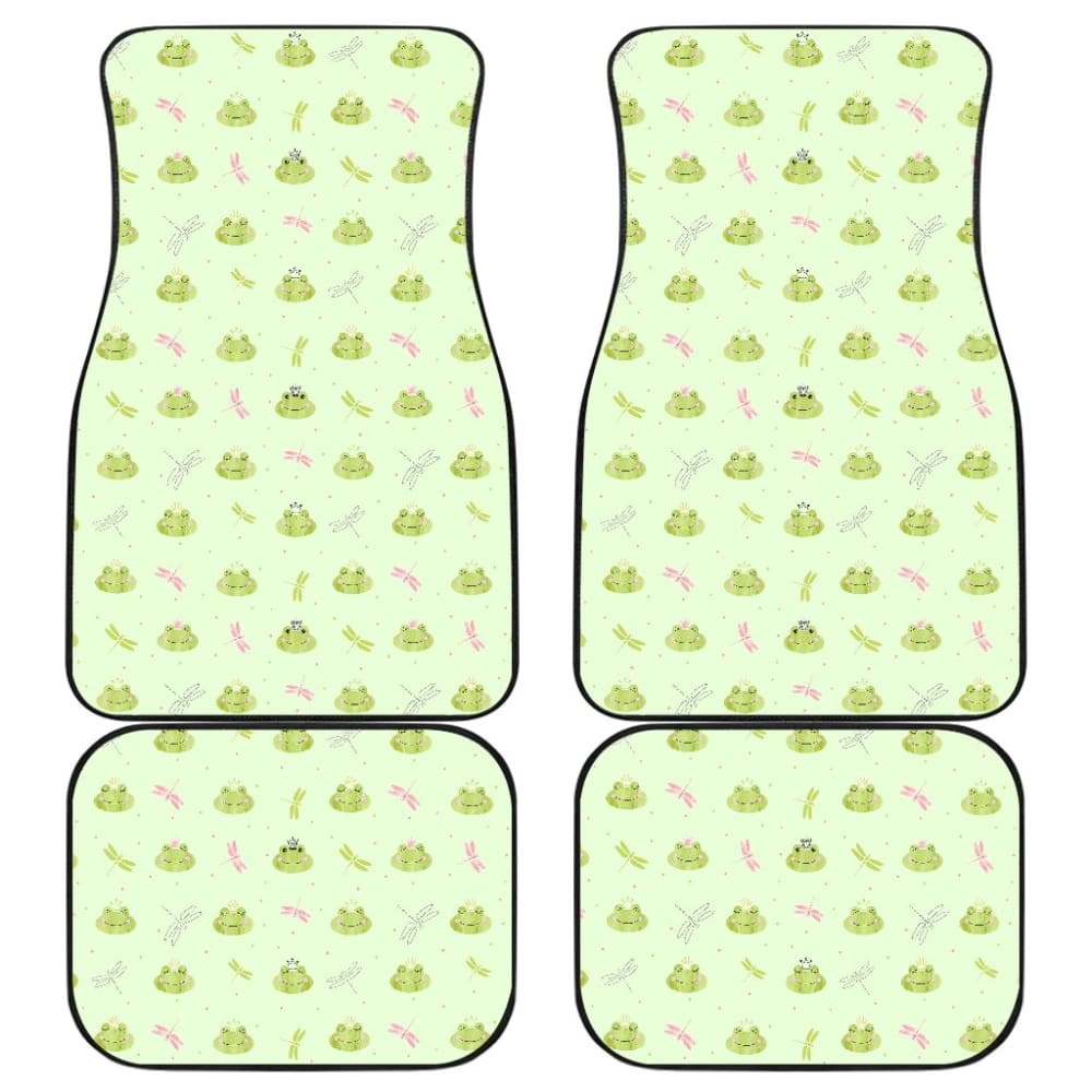 Cute Frog Design Car Floor Mats 211507 - YourCarButBetter