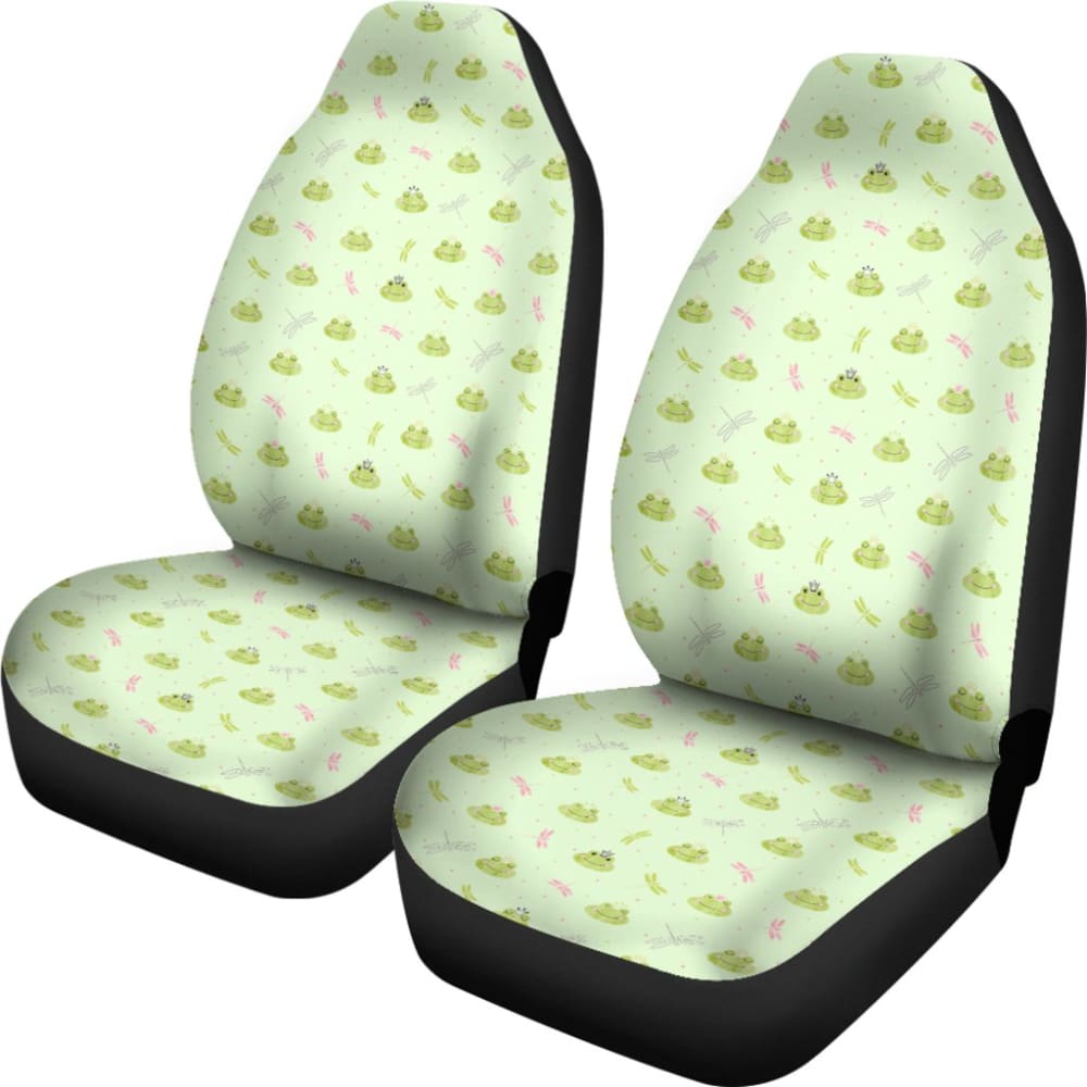 Cute Frog Design Car Seat Covers 211507 - YourCarButBetter