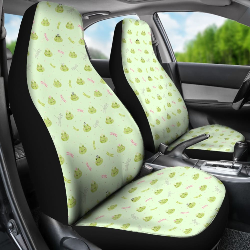 Cute Frog Design Car Seat Covers 211507 - YourCarButBetter