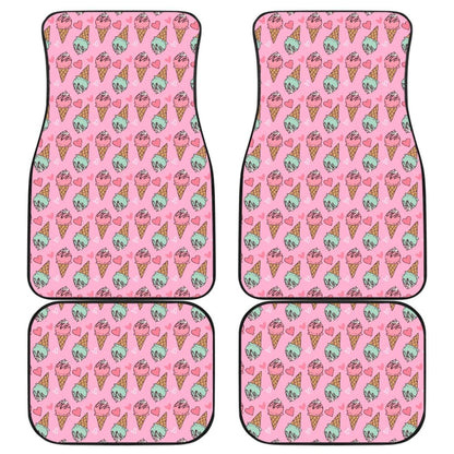 Cute Ice Cream Pattern Car Floor Mats 211703 - YourCarButBetter