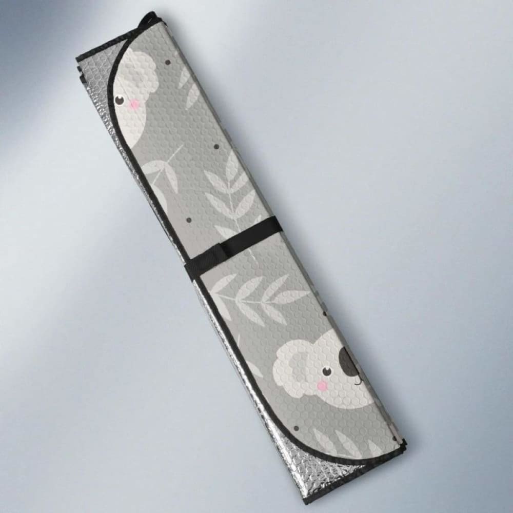 Cute Koala Leaves Pattern Car Auto Sun Shades 182102 - YourCarButBetter