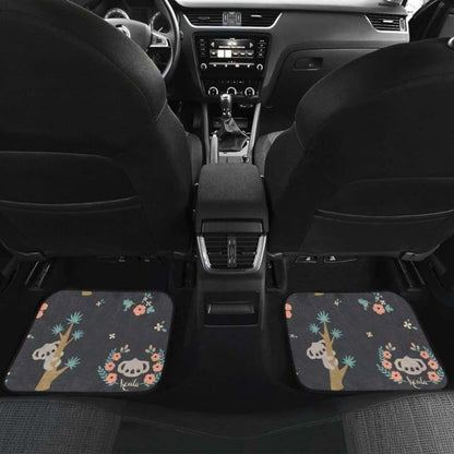 Cute Koala Pattern Front And Back Car Mats 174914 - YourCarButBetter