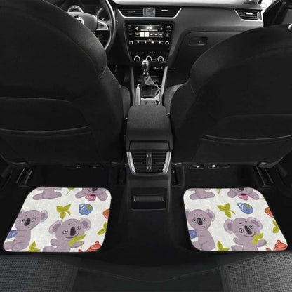 Cute Koalas Teapots Tea Front And Back Car Mats 174914 - YourCarButBetter