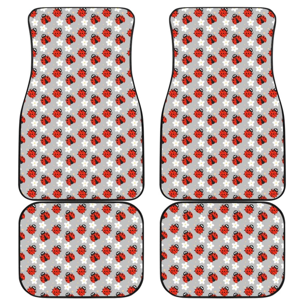 Cute Ladybug Amazing Car Floor Mats 211606 - YourCarButBetter