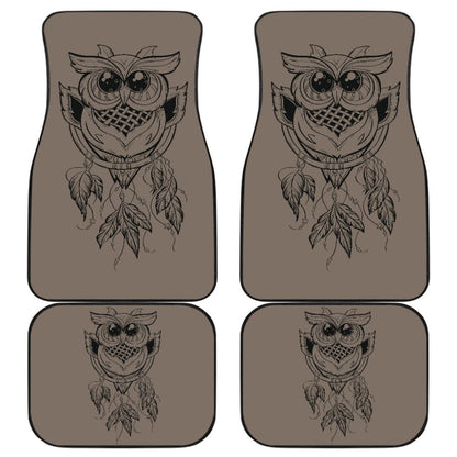 Cute Native American Owl Dreamcatcher Car Accessories Car Floor Mats 210301 - YourCarButBetter