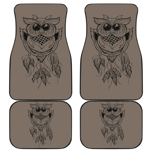 Cute Native American Owl Dreamcatcher Car Accessories Car Floor Mats 210301 - YourCarButBetter