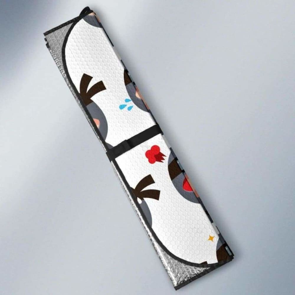 Cute Ninja Design Pattern Car Auto Sun Shades 102507 - YourCarButBetter