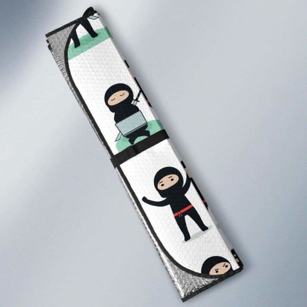 Cute Ninja Katana Sword Pattern Car Auto Sun Shades 102507 - YourCarButBetter