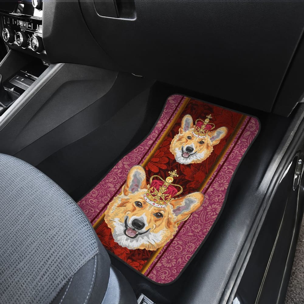 Cute Pembroke Welsh Corgi Dog Print Car Floor Mats 211205 - YourCarButBetter