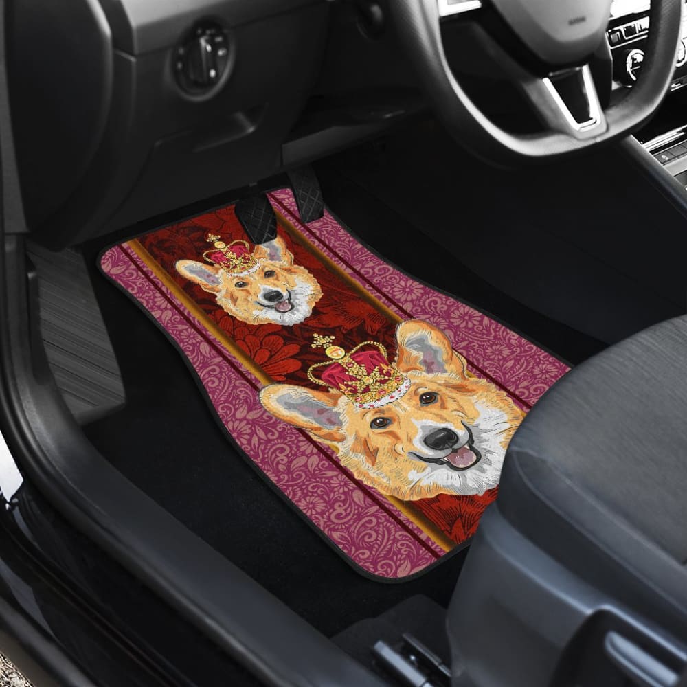 Cute Pembroke Welsh Corgi Dog Print Car Floor Mats 211205 - YourCarButBetter