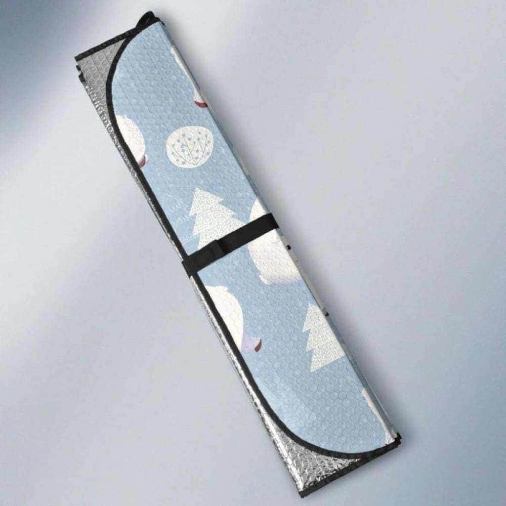 Cute Polar Bears Christmas Decoration Pattern Car Auto Sun Shades 102507 - YourCarButBetter