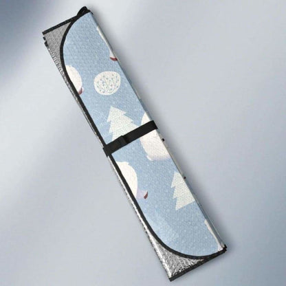 Cute Polar Bears Christmas Decoration Pattern Car Auto Sun Shades 102507 - YourCarButBetter