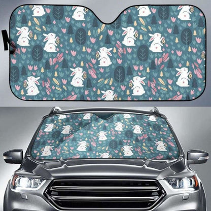 Cute Rabbit Pattern Car Auto Sun Shades 085424 - YourCarButBetter