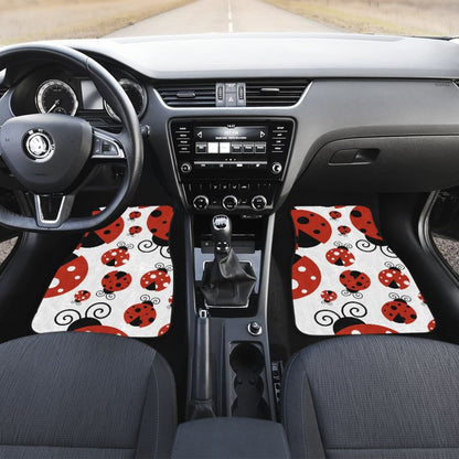 Cute Set of Ladybug Car Floor Mats 211606 - YourCarButBetter
