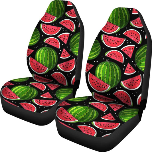 Cute Watermelon Pattern Print Car Seat Covers 212004 - YourCarButBetter