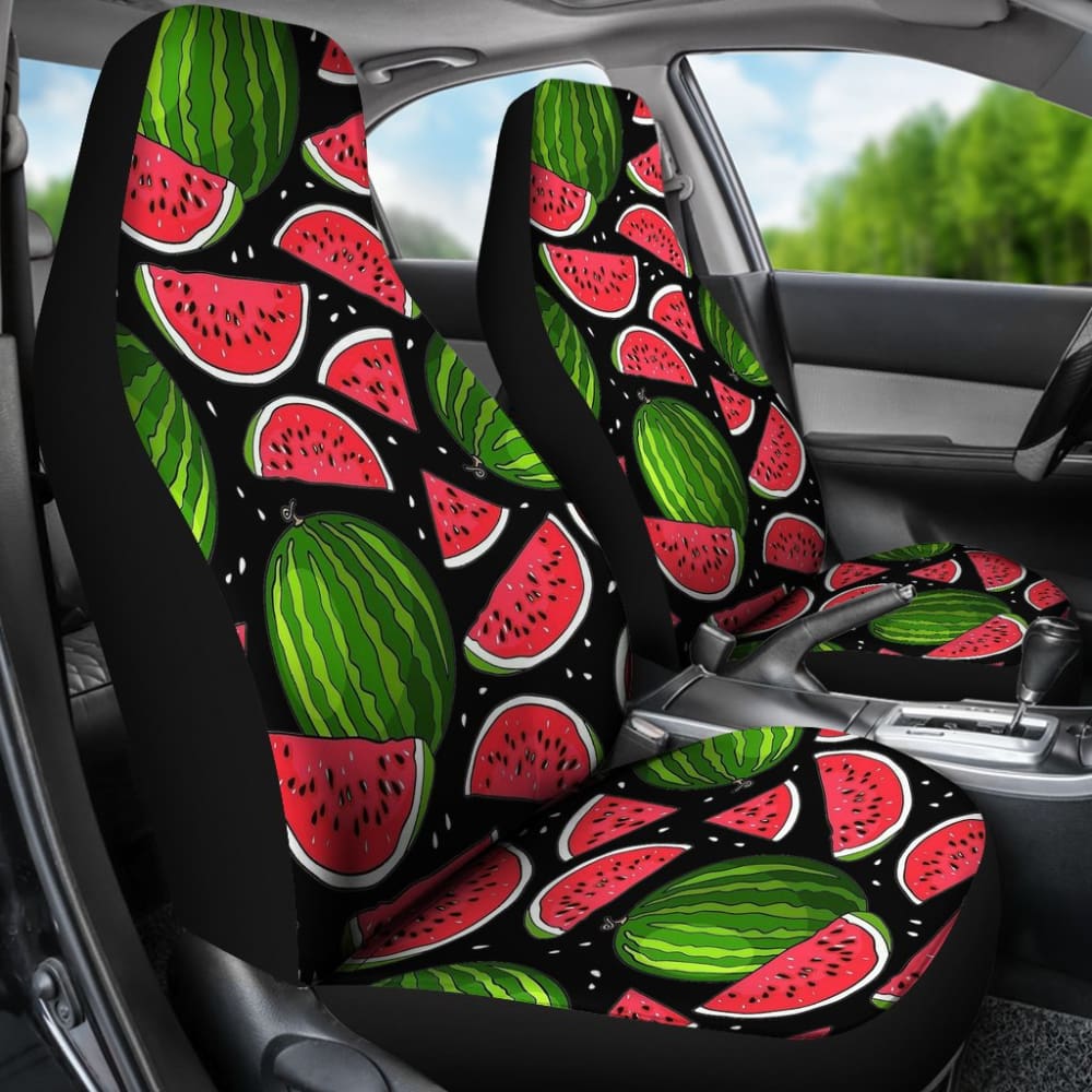 Cute Watermelon Pattern Print Car Seat Covers 212004 - YourCarButBetter