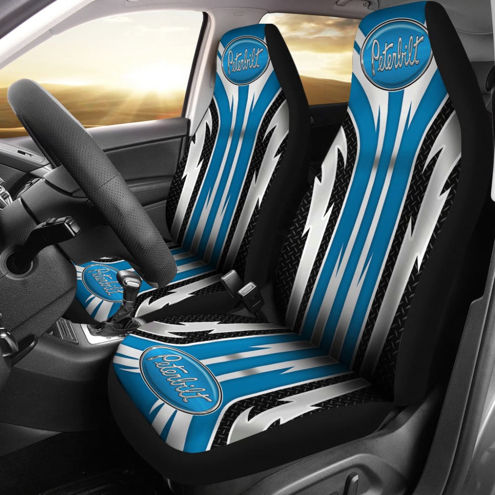 Cyan Peterbilt Car Seat Covers 211901 - YourCarButBetter