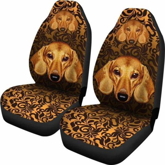 Dachshund Car Seat Covers 130 092813 - YourCarButBetter