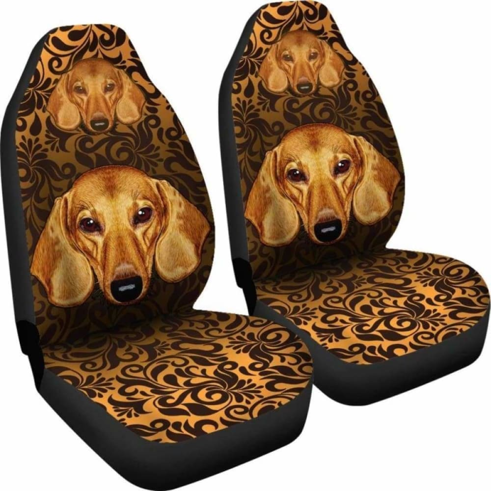 Dachshund Car Seat Covers 130 092813 - YourCarButBetter