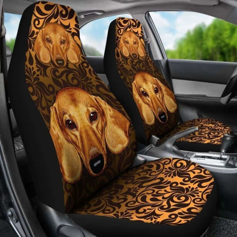 Dachshund Car Seat Covers 130 092813 - YourCarButBetter