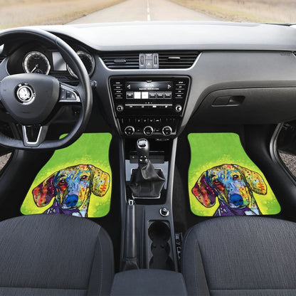 Dachshund Front And Back Car Mats 184610 - YourCarButBetter