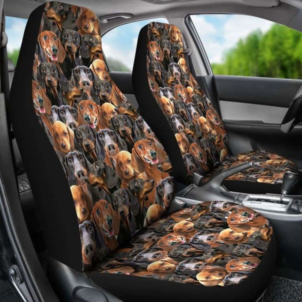 Dachshund Full Face Car Seat Covers 092813 - YourCarButBetter