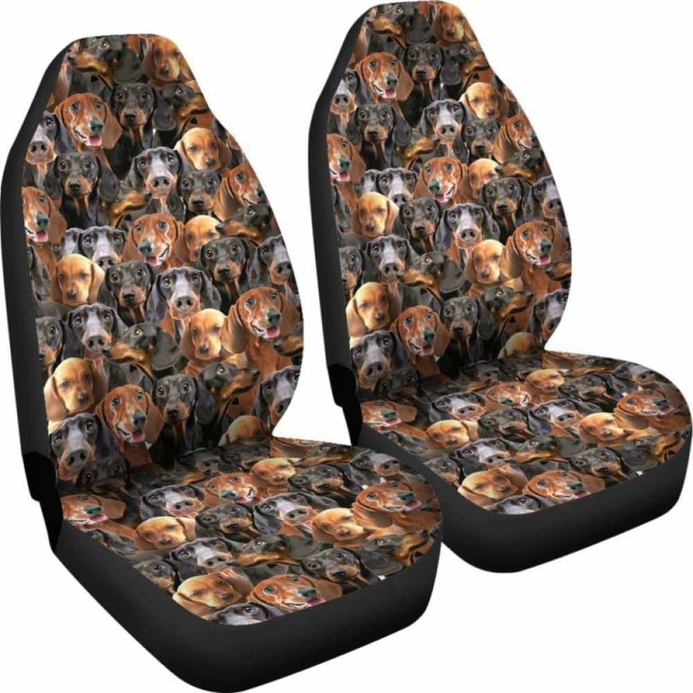Dachshund Full Face Car Seat Covers 092813 - YourCarButBetter