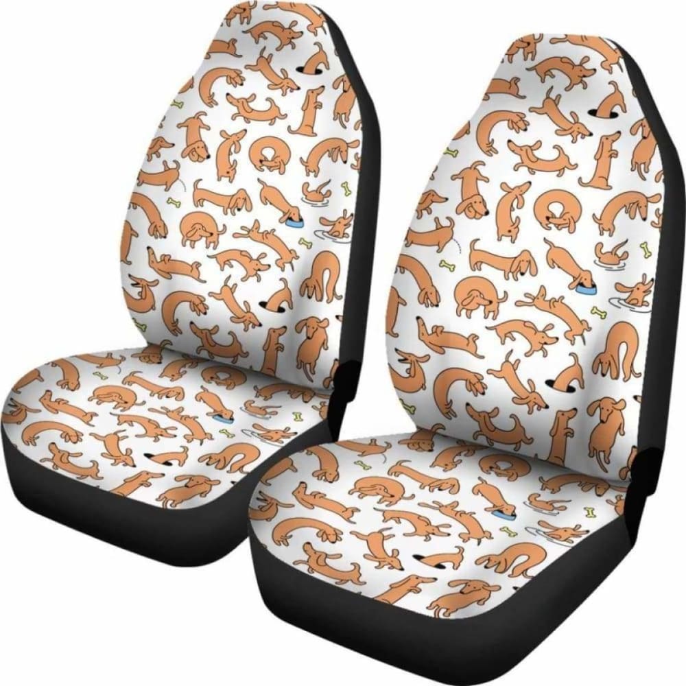 Dachshund Shades Patterns Car Seat Covers 092813 - YourCarButBetter