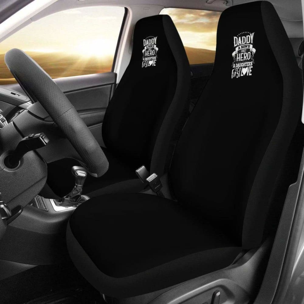 Daddy...First Hero - Car Seat Covers 174914 - YourCarButBetter