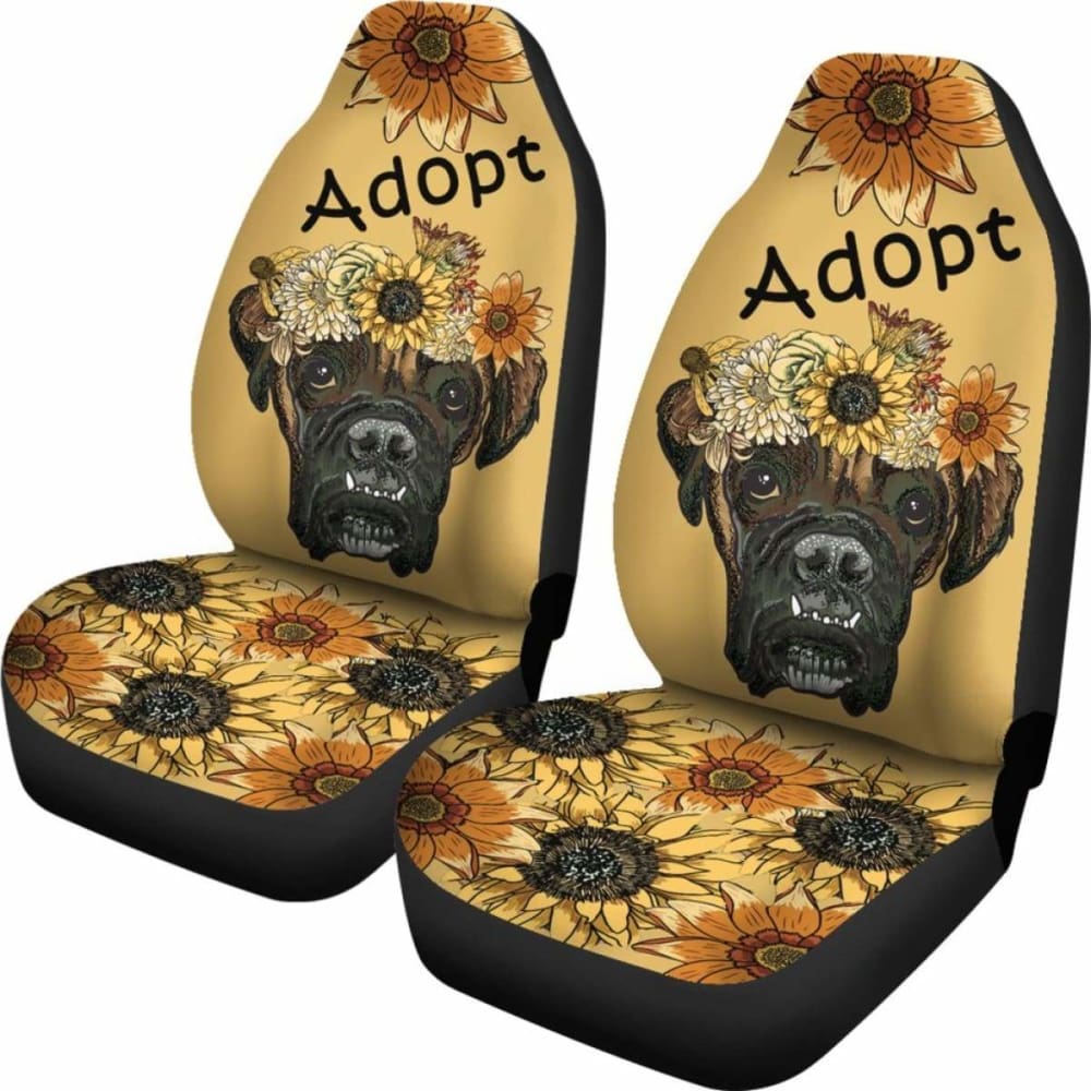 Daisy Boxer Car Seat Covers 102918 - YourCarButBetter