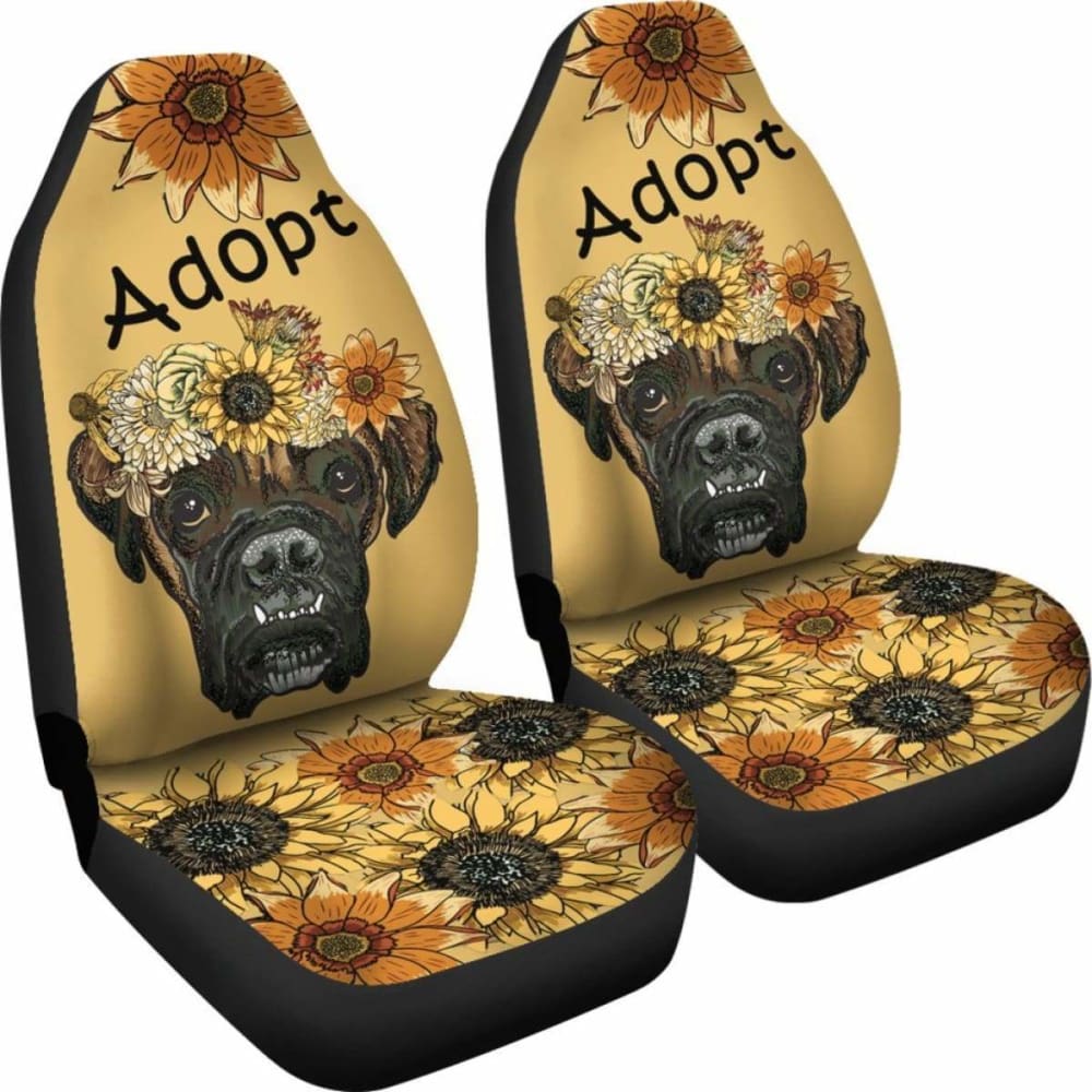 Daisy Boxer Car Seat Covers 102918 - YourCarButBetter