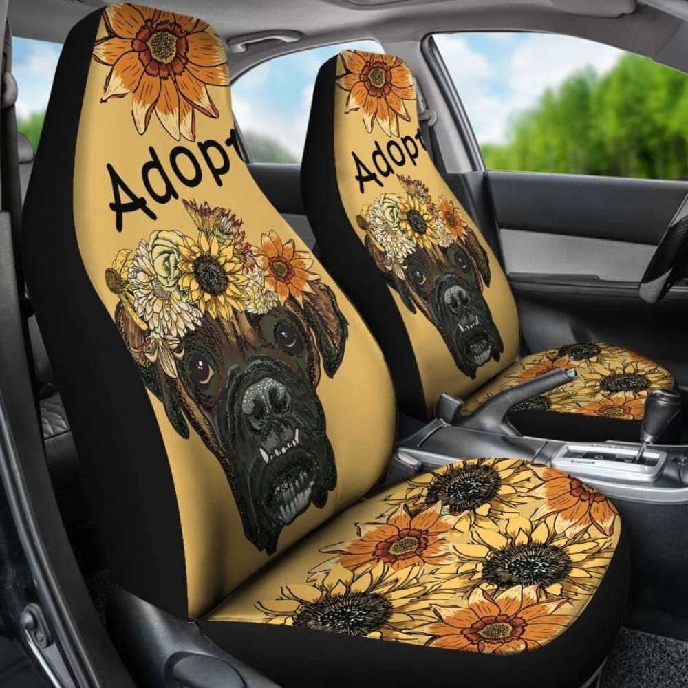 Daisy Boxer Car Seat Covers 102918 - YourCarButBetter