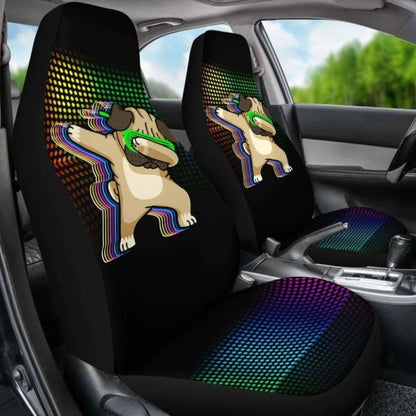 Dancing Pug Car Seat Covers 102918 - YourCarButBetter