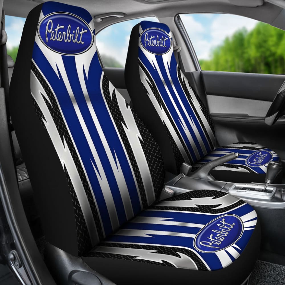 Dark Blue Peterbilt Car Seat Covers 211901 - YourCarButBetter