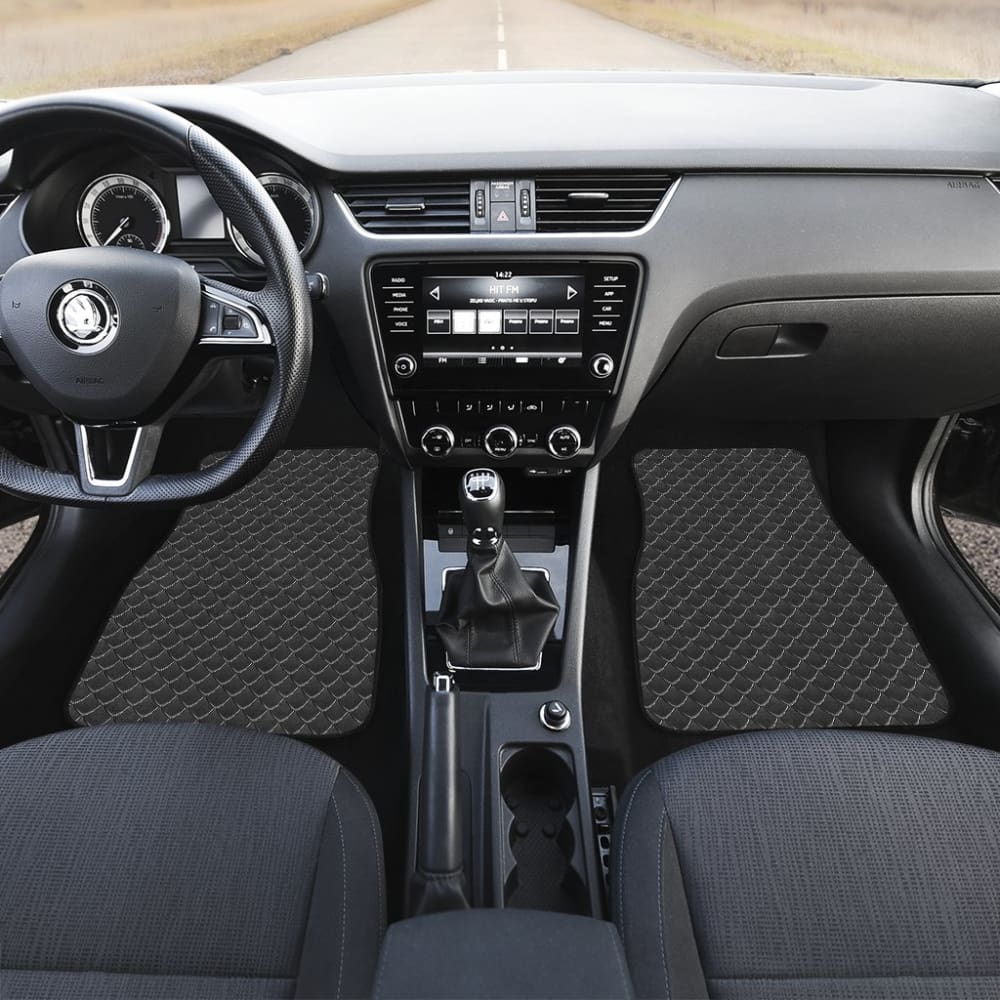 Dark Dragon Skin Scale Car Floor Mats 212703 - YourCarButBetter