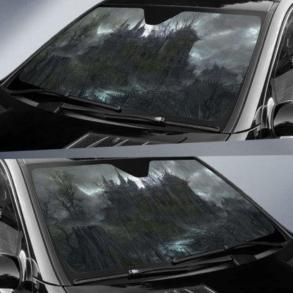 Dark Halloween Castle Sun Shade Amazing Best Gift Ideas 085424 - YourCarButBetter