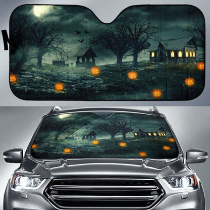 Dark Halloween Sun Shade Amazing Best Gift Ideas 085424 - YourCarButBetter