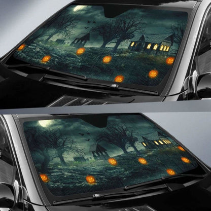 Dark Halloween Sun Shade Amazing Best Gift Ideas 085424 - YourCarButBetter