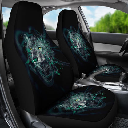 Dark Wolf Native Car Seat Covers 093223 - YourCarButBetter