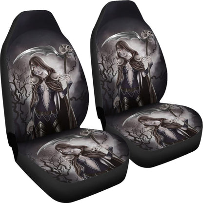 Deadly Queen Grim Reaper Car Seat Covers 210603 - YourCarButBetter