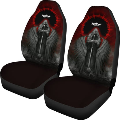 Death Angel Car Seat Covers 174510 - YourCarButBetter