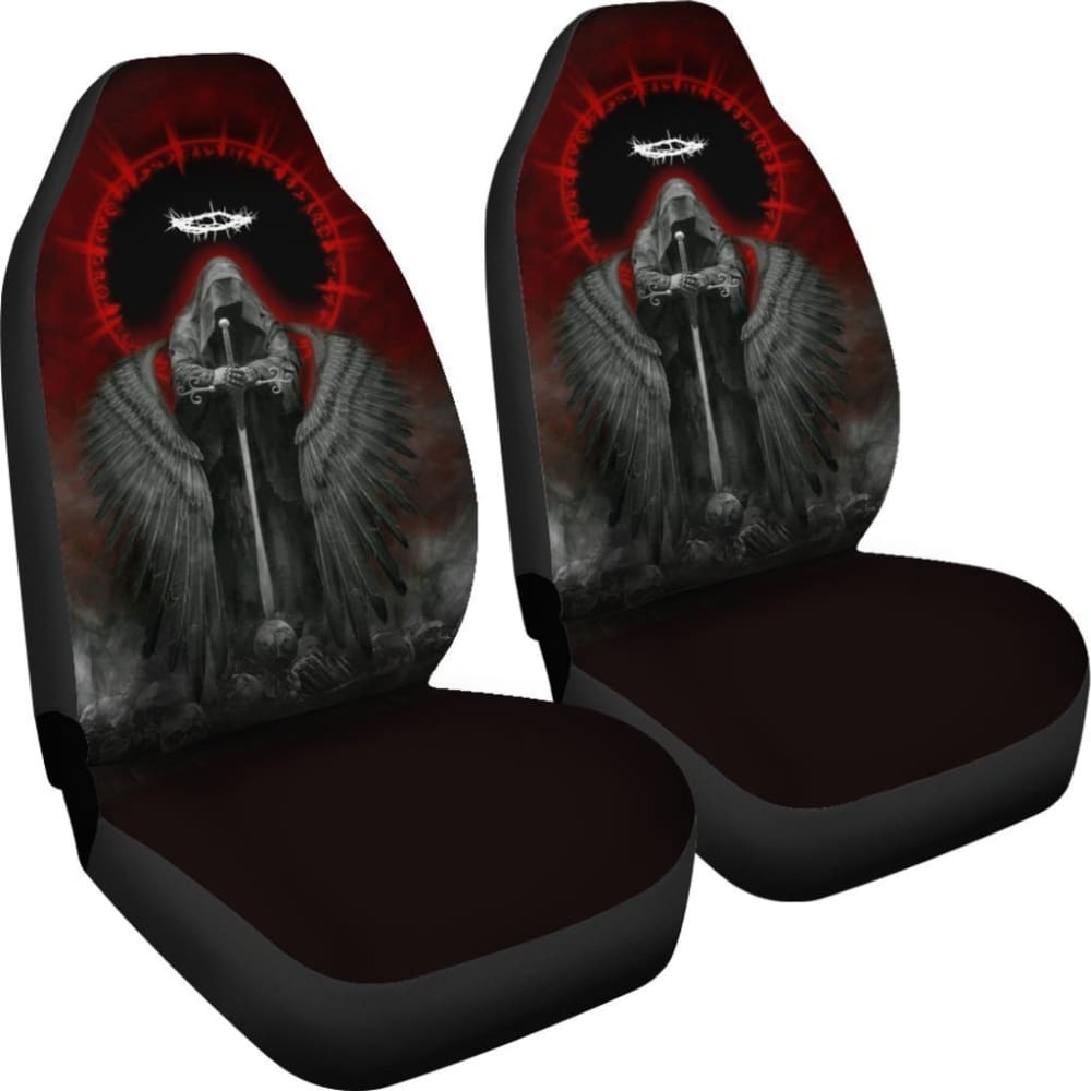 Death Angel Car Seat Covers 174510 - YourCarButBetter