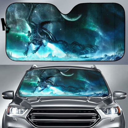 Death Dragon Art Sun Shade amazing best gift ideas 172609 - YourCarButBetter